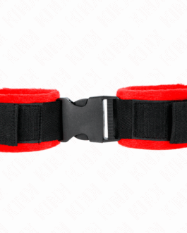 KINK – TENUTA DA POLSO IN NYLON HOOK&LOOP NERA MODELLO 1 AJDUSTABLE 25-35 CM X 6 CM