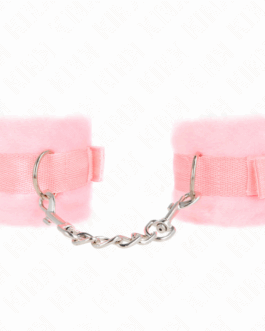 KINK – POLSINI IN PELLICCIA PER PRINCIPIANTI ROSA 30 X 7 CM