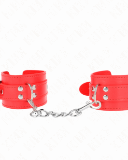 KINK – RESISTENZA DA POLSO SEMPLICE ROSSO REGOLABILE 20-23 CM X 5,5 CM