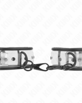 KINK – POLSINI DA POLSO TRASPARENTI REGOLABILI 18-30 CM X 5,5 CM