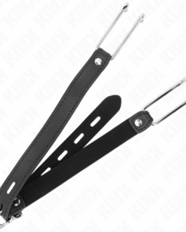 KINK – GANCIO IN METALLO 11.5 CM CON CINTURINO IN SIMILPELLE REGOLABILE 39-58 CM X 2 CM