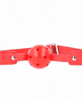 KINK – PALLA TRASPIRANTE ROSSA 4,5 CM BAVAGLIO 65 x 2,5 CM
