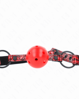 KINK – PALLA CON MOTIVO A DIAMANTI 4.5 CM MODELLO GAG 1 64.5 CM REGOLABILE 42-60 CM