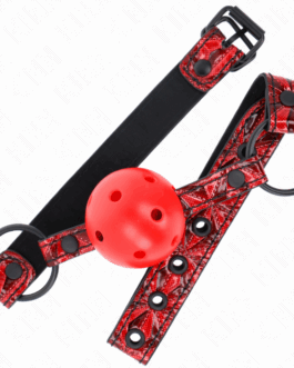 KINK – PALLA CON MOTIVO A DIAMANTI 4.5 CM MODELLO GAG 1 64.5 CM REGOLABILE 42-60 CM