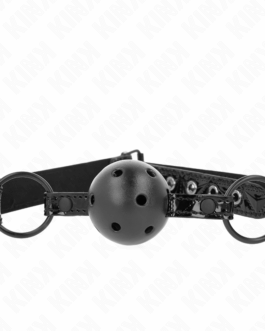 KINK – PALLA CON FANTASIA DIAMANTATA 4.5 CM MODELLO GAG 3 64.5 CM REGOLABILE 42-60 CM