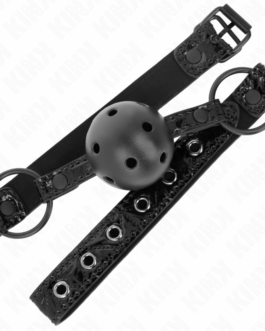 KINK – PALLA CON FANTASIA DIAMANTATA 4.5 CM MODELLO GAG 3 64.5 CM REGOLABILE 42-60 CM
