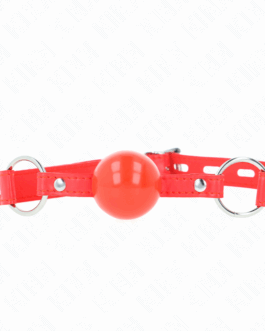 KINK – BALLA IN TPE 4 CM CON SERRATURA ROJO 60 x 2 CM