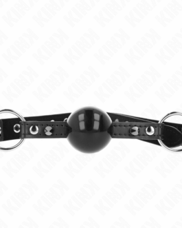 KINK – BALL GAG 4 CM CON RIVETTO PUNTA E CHIUSURA A SCATTO 65 x 2 CM