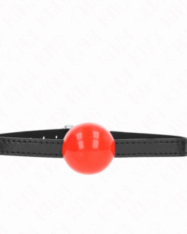 KINK – PALLA SINGOLA ROSSA GAG 4 CM 65 x 1,5 CM