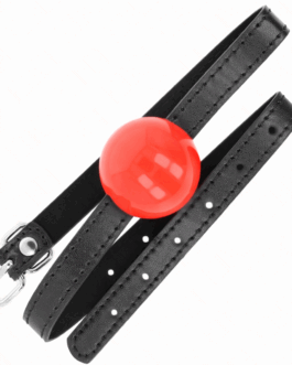 KINK – PALLA SINGOLA ROSSA GAG 4 CM 65 x 1,5 CM