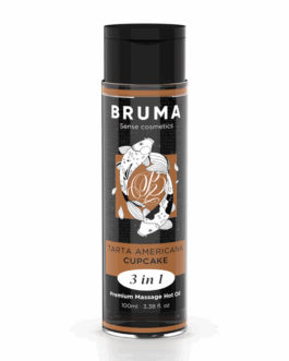 BRUMA – OLIO DA MASSAGGIO PREMIUM EFFETTO CALORE SAPORE CUPACKE 3 IN 1 – 100 ML