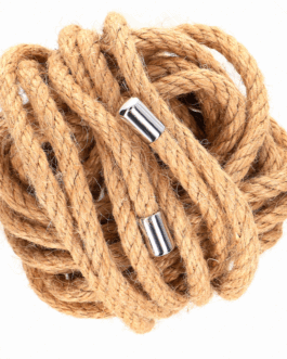 KINK – CORDA DI CANAPA CON TESTA IN METALLO 5 METRI