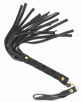 KINK – MINI FRUSTA IN CAMOSCIO NERO 30 CM