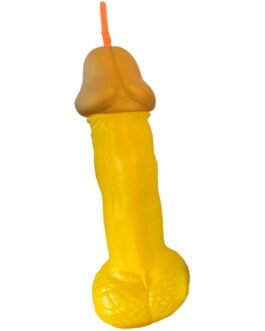 DIABLO PICANTE - COPPA PER PENE IN PLASTICA GIALLA