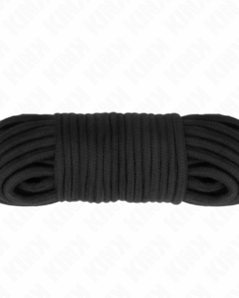 KINK – CORDA IN COTONE 20 METRI NERA