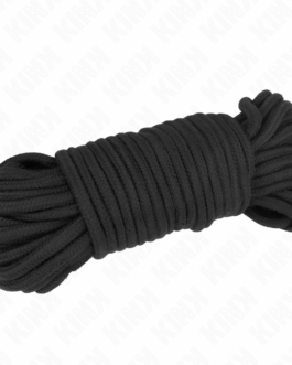 KINK – CORDA IN COTONE 20 METRI NERA