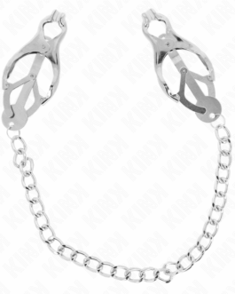 KINK – PINZE PER CAPEZZOLI TRIFOGLIO GIAPPONESE CON CATENA ARGENTO 30 CM