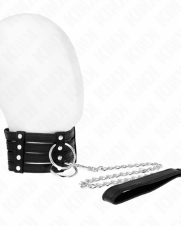 KINK – COLLANA CON CINTURA 65 CM STILE SUB REGOLABILE 35-51 CM X 7 CM