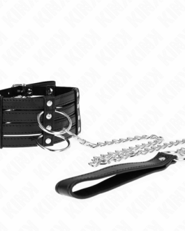 KINK – COLLANA CON CINTURA 65 CM STILE SUB REGOLABILE 35-51 CM X 7 CM