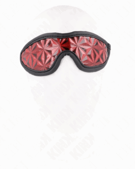KINK – FASCIA CON MOTIVO A DIAMANTI ROSSI 20,5 x 6 CM