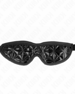 KINK – FASCIA CON MOTIVO A DIAMANTI NERO 20,5 x 6 CM