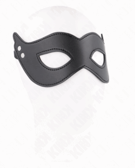 KINK - MASCHERA IN SIMILPELLE CON RIVETTI MODELLO 1 26 x 8 CM