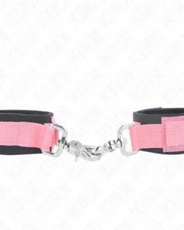 KINK – POGGIPOLSO REGOLABILE IN NEOPRENE ROSA REGOLABILE 22-34 CM