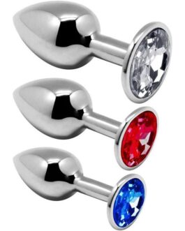 ALIVE – KIT PIACERE ANALE 3 PLUG METAL