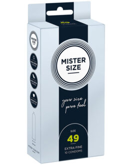 MISTER SIZE – PRESERVATIVO TAGLIA S 49 MM (10 UNITÀ)