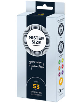 MISTER SIZE – PRESERVATIVO TAGLIA M 53 MM (10 UNITÀ)