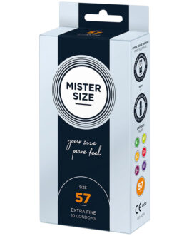 MISTER SIZE – PRESERVATIVO TAGLIA L 57 MM (10 UNITÀ)