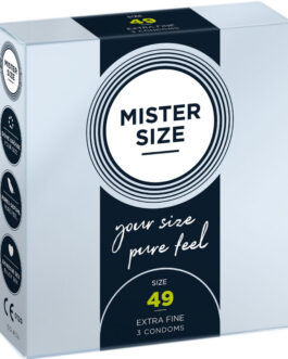 MISTER SIZE – PRESERVATIVO TAGLIA S 49 MM (3 UNITÀ)