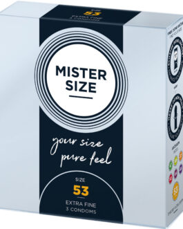 MISTER SIZE – PRESERVATIVO TAGLIA M 53 MM (3 UNITÀ)