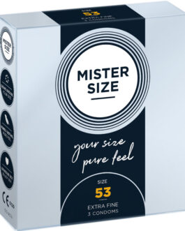 MISTER SIZE – PRESERVATIVO TAGLIA M 53 MM (3 UNITÀ)