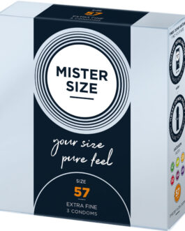MISTER SIZE – PRESERVATIVO TAGLIA L 57 MM (3 UNITÀ)