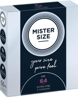 MISTER SIZE – PRESERVATIVI TAGLIA XXL 64 MM (3 UNITÀ)
