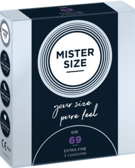 MISTER SIZE – PRESERVATIVI TAGLIA XXXL 69 MM (3 UNITÀ)