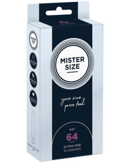 MISTER SIZE – PRESERVATIVI TAGLIA XXL 64 MM (10 UNITÀ)