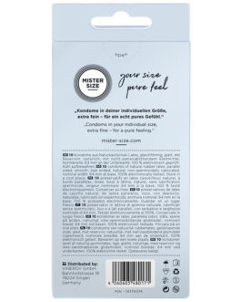 MISTER SIZE – PRESERVATIVI TAGLIA XXL 64 MM (10 UNITÀ)