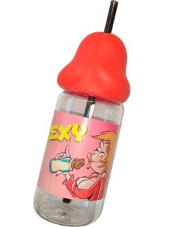DIABLO PICANTE – BIBERON A FORMA DI PENE 360 ML ROSSO