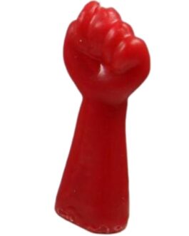 DIABLO PICANTE – CANDELA A FORMA DI PUGNO ROSSA