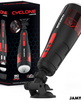 JAMYJOB – MASTURBATORE VAGINA AUTOMATICO CYCLONE 10 MODALITÀ DI ROTAZIONE E SPINTA