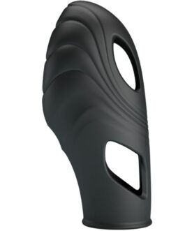 PRETTY LOVE – VIBRATORE DA DITA IN SILICONE LICH NERO
