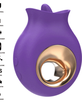 INTENSE – STIMOLATORE CLITORIDEO TULI 9 VIBRAZIONI E 9 OSCILLAZIONI VIOLA