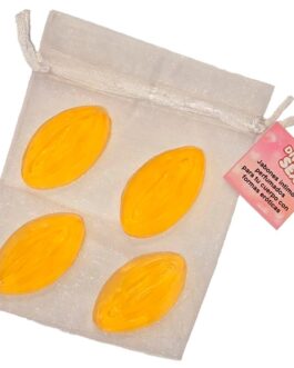 DIABLO PICANTE – 4 MINI SAPONI A FORMA DI VAGINA GIALLO