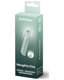 SATISFYER – NAUGHTY KISS WAVE STIMOLATORE CLITORIDEO ACQUAMARINA