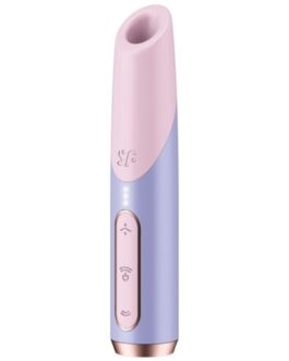 SATISFYER – STIMOLATORE CLITORIDEO BOLD KISS WAVE ROSA / VIOLA