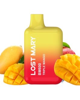 LOST MARY – BM600 NICOTINA VAPER 2% MONOUSO TRIPLE MANGO