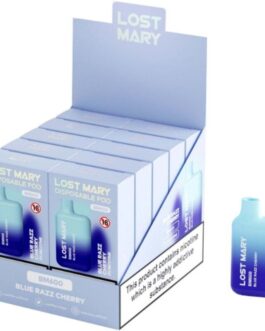 LOST MARY – BM600 NICOTINA VAPER 2% MONOUSO BLUE RAZZ CHERRY