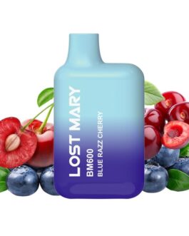 LOST MARY – BM600 NICOTINA VAPER 2% MONOUSO BLUE RAZZ CHERRY